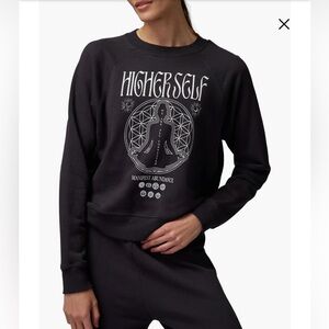 Spiritual Gangster Black Higher Self pullover Sweatshirt size small